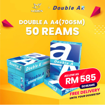 Double A A4 Paper 70GSM 500'sheet (x50reams)