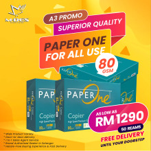 Paper One A3 Paper 80GSM 500'sheet (x50reams)