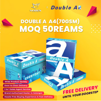 Double A A4 Paper 70GSM 500'sheet (x50reams)