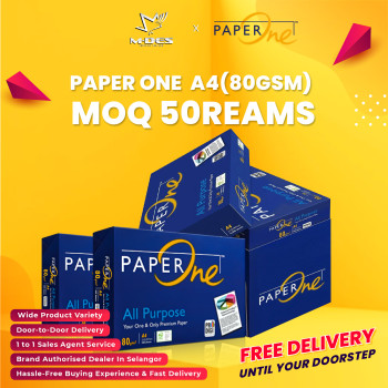 Paper One A4 Paper 80GSM 500'sheet (x50reams)