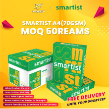 Smartist Double A Grade A4 Paper 70GSM 500'sheet (x50reams) 