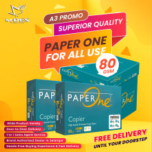 Paper One A3 Paper 80GSM 500'sheet (x50reams)