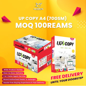 UP Copy A4 Paper 70GSM 500'sheet (x100reams)