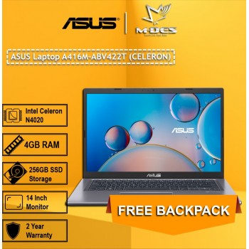 ASUS Laptop A416M-ABV422T (CELERON) -  Slate Grey