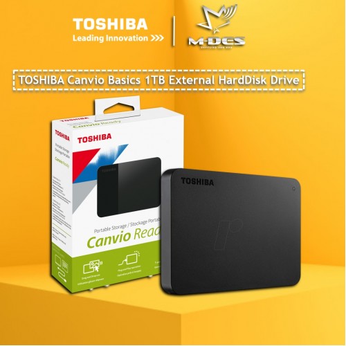  Toshiba Canvio Basics 1TB Portable External Hard Drive